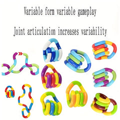 11pcs Assorted Twist Ropes Fidget Toys for Adults