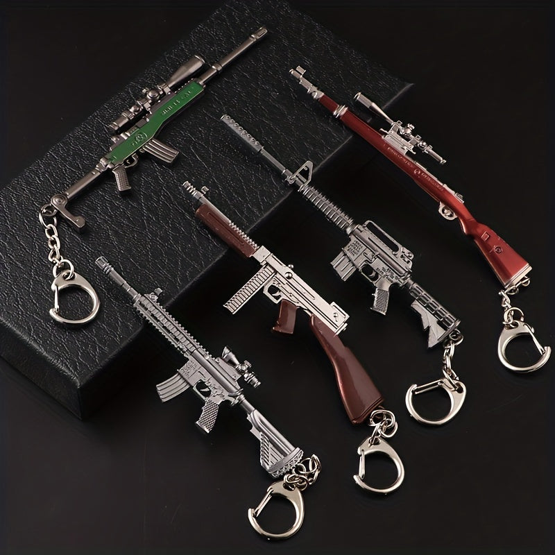 98K Alloy Weapon Model Keychain for Men
