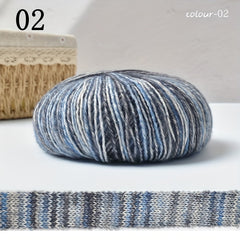 6pcs Mixed Cotton Yarn for Hand Knitting Crocheting - 50g pc
