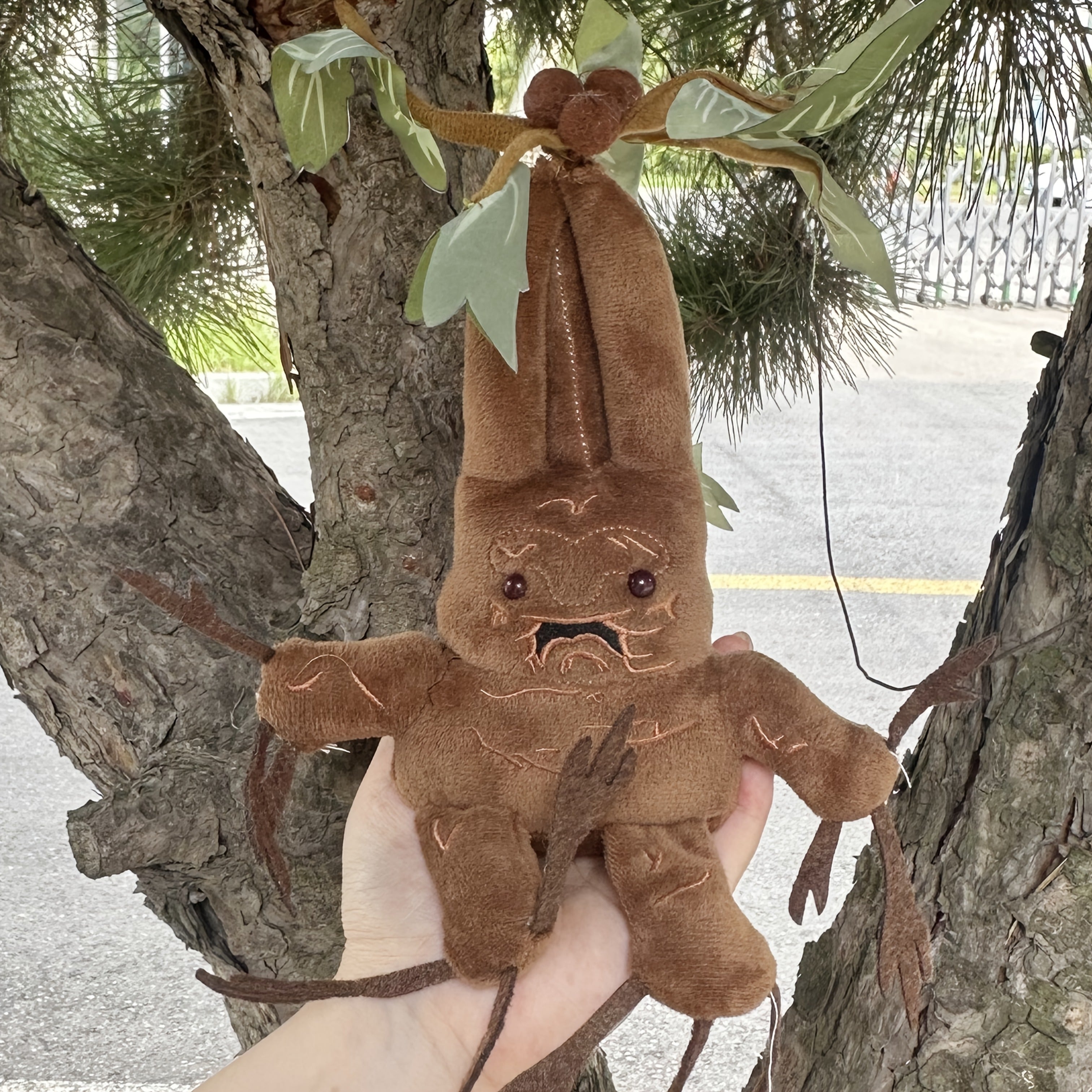 Cartoon Mandrake Plush Toy for Christmas Gift