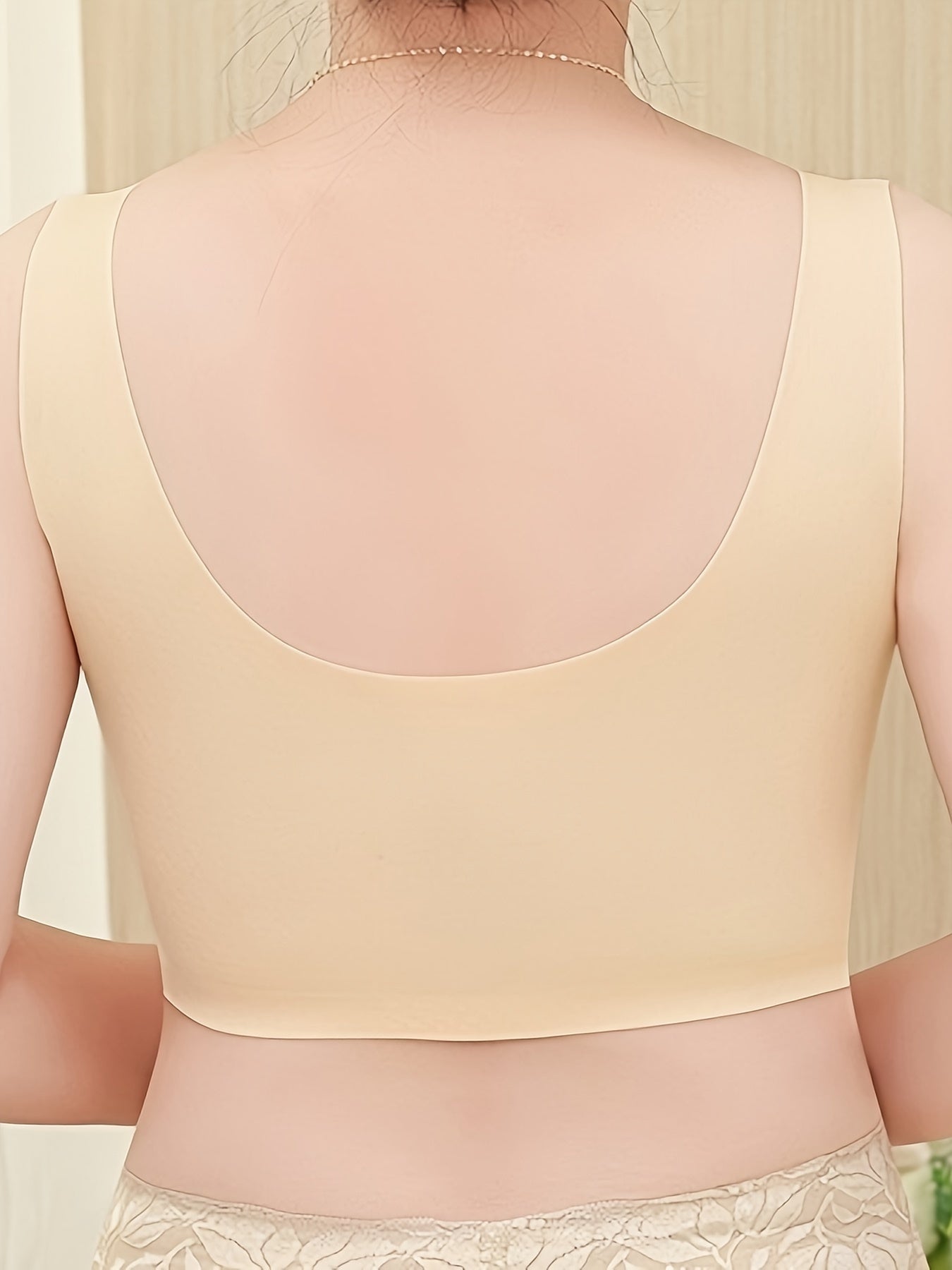 Front Buckle Wireless Bra Push Up