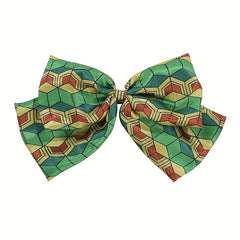 Plaid Pattern Bow Hair Clip French Barrette