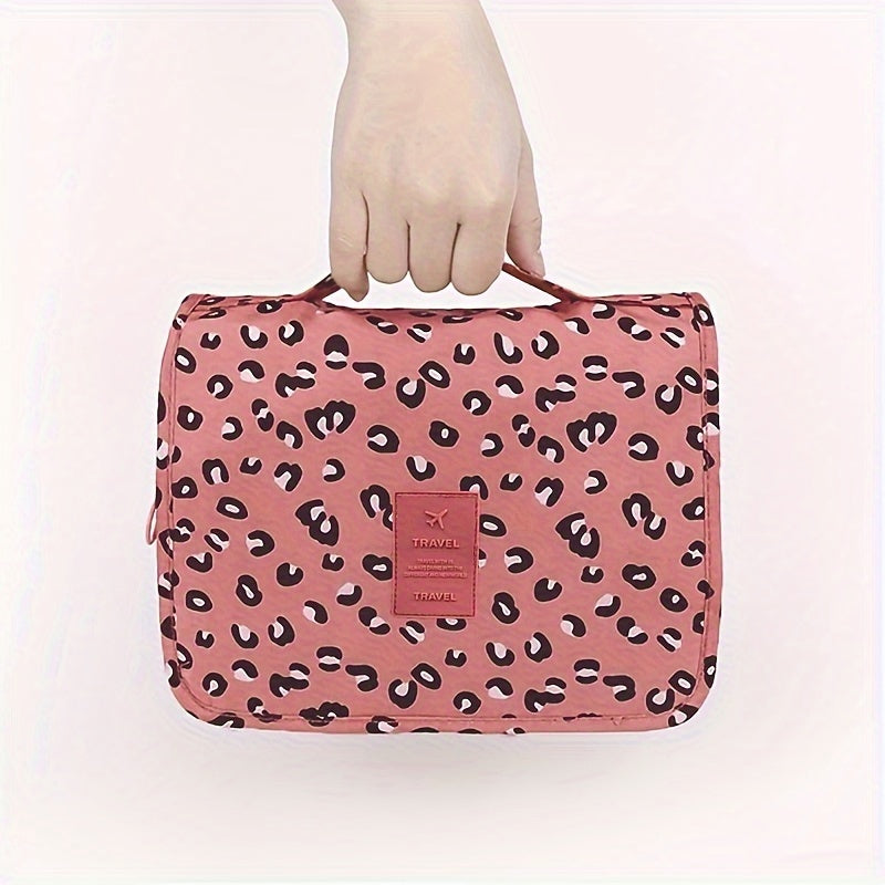 Waterproof Cosmetic Bag with Hook for Travel Toiletries