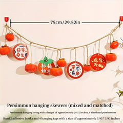 Persimmon String Decoration Door Hanging Ornaments Chinese Year Decoration