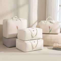 Tulip Print Moving Bag Moisture-proof Storage Bag