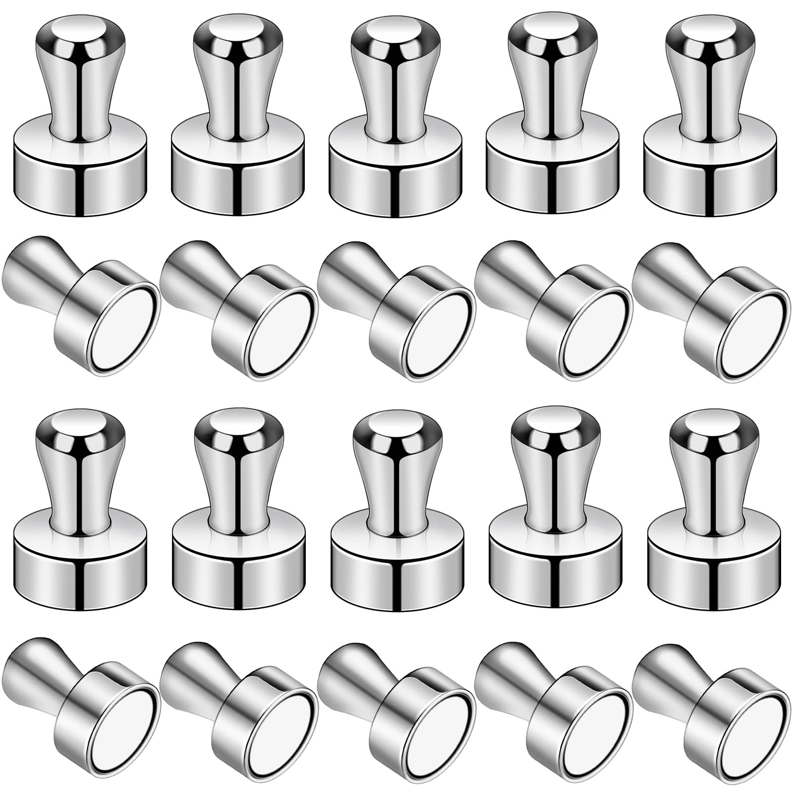 20pcs Small Push Pin Magnets for Whiteboard