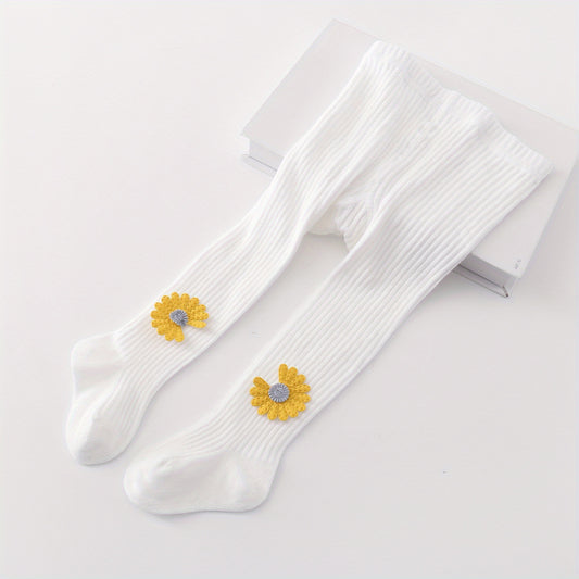 Cable Knit Cotton Toddler Tights Pantyhose