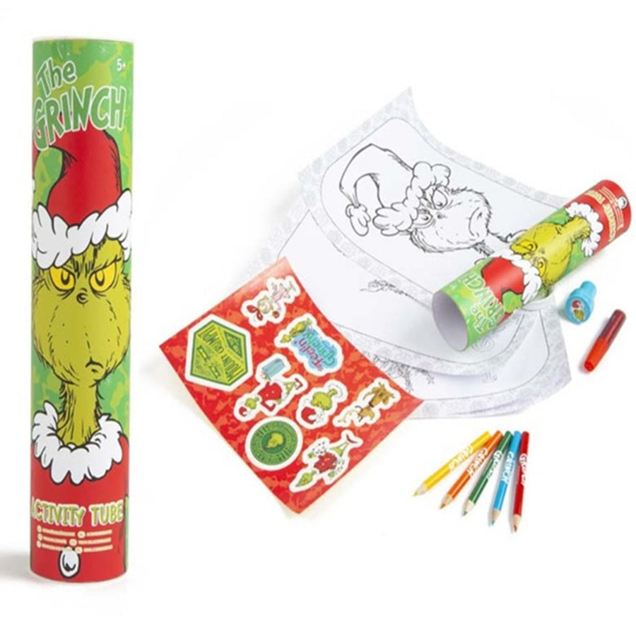 The Grinch Activity Tube Craft & Colouring Set
