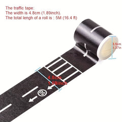 Railway Road and Paper Tape DIY Scrapbook Sticker Craft