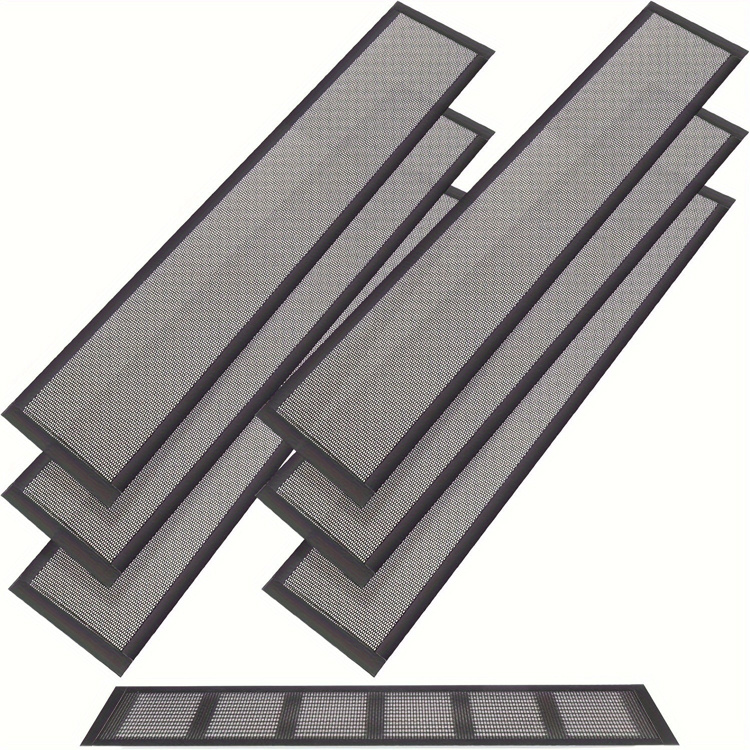 6pcs Magnetic PVC Vent Mesh Floor Cover