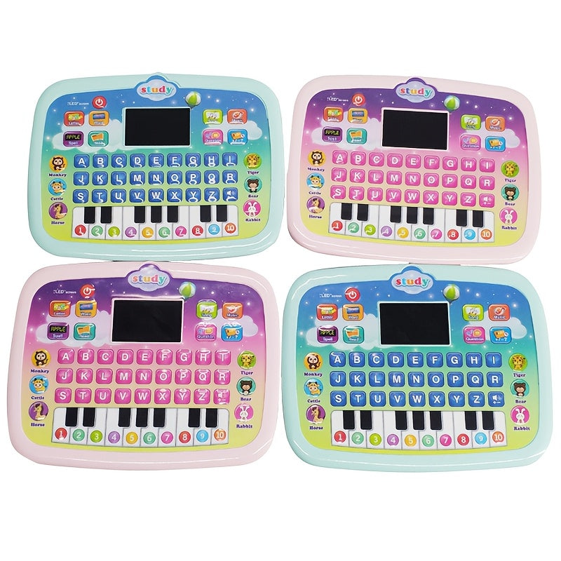 Kids Learning Tablet with Alphabet Keys Numbers Music LED