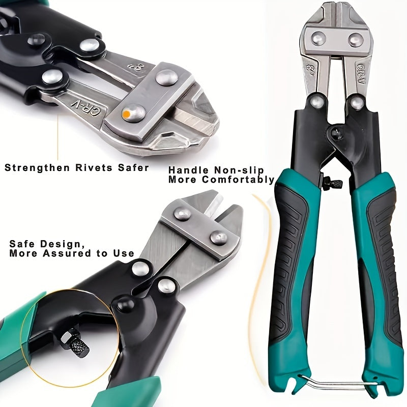Mini Bolt Cutter 8 inch Heavy Duty Wire Cable Cutter