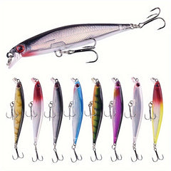 8pcs Mini Sinking Minnow Fishing Lure Tackle