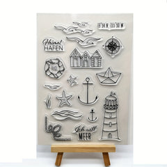 Transparent Stamp DIY Hand Account Summer Navigation