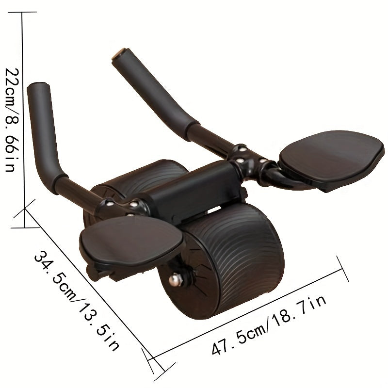 Automatic Rebound Ab Roller With Elbow Support