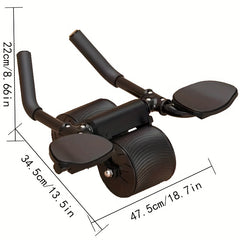Automatic Rebound Ab Roller With Elbow Support