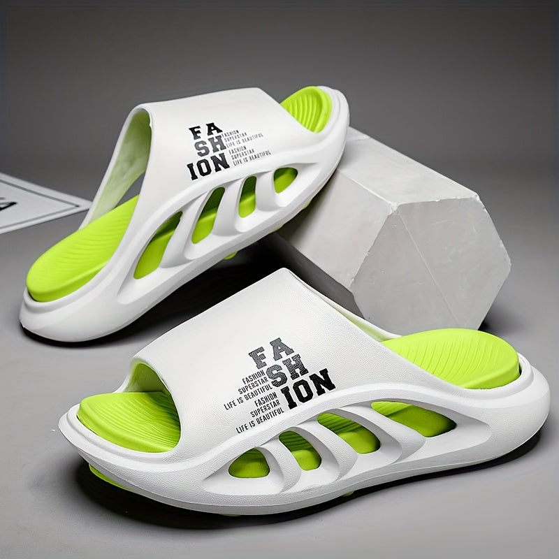 Men's Slip On Slides, Assorted Colors Casual Slippers
