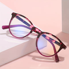 Retro Round Tortoiseshell Spring Hinge Presbyopic Glasses