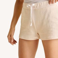 Women's Elastic Drawstring High Rise Shorts