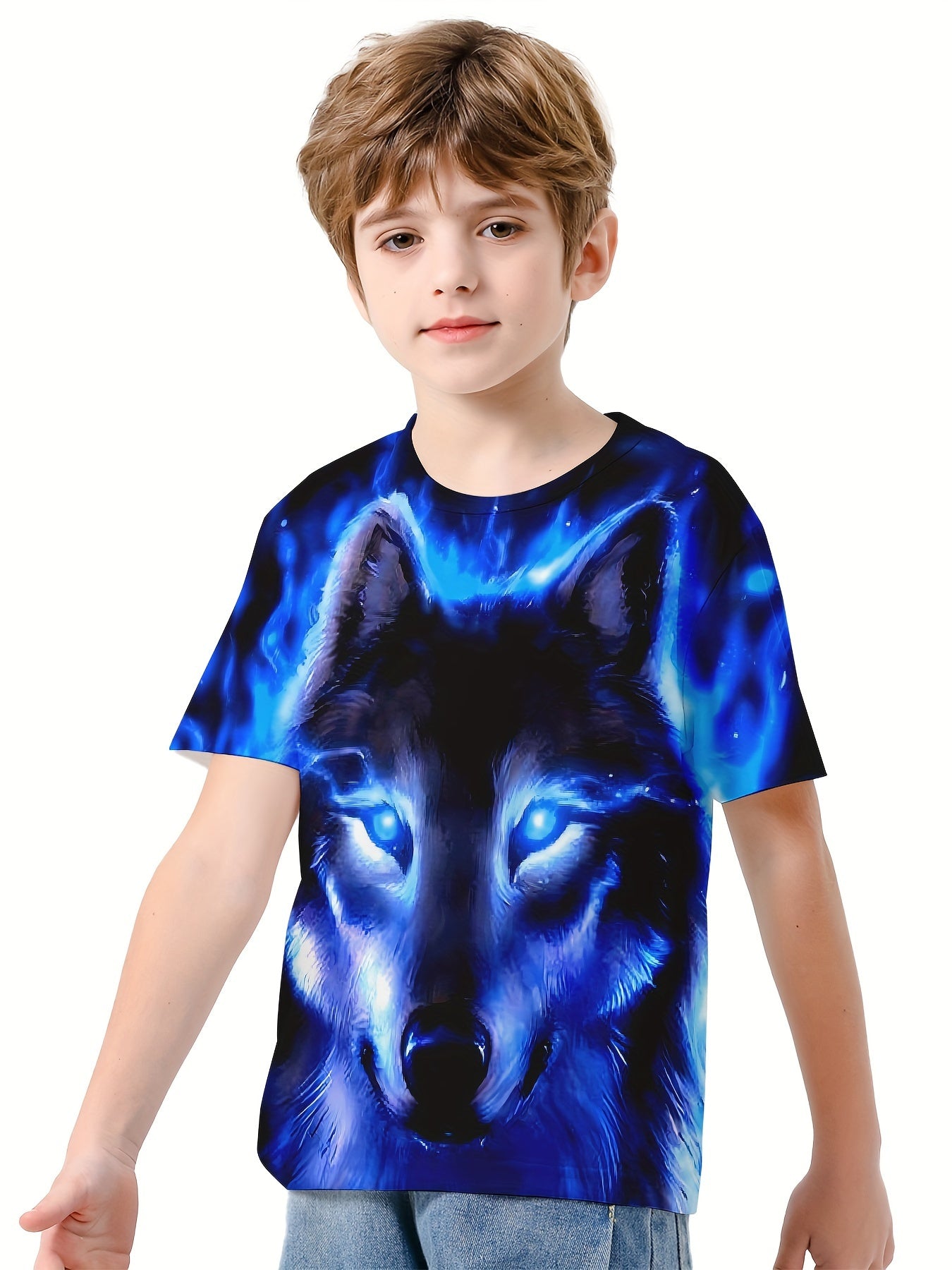 Kids Lion Graphic T shirt Active Breathable Tee