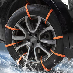 5pcs Disposable Car Non-slip Chain Ties for Snow Mud Road Emergency