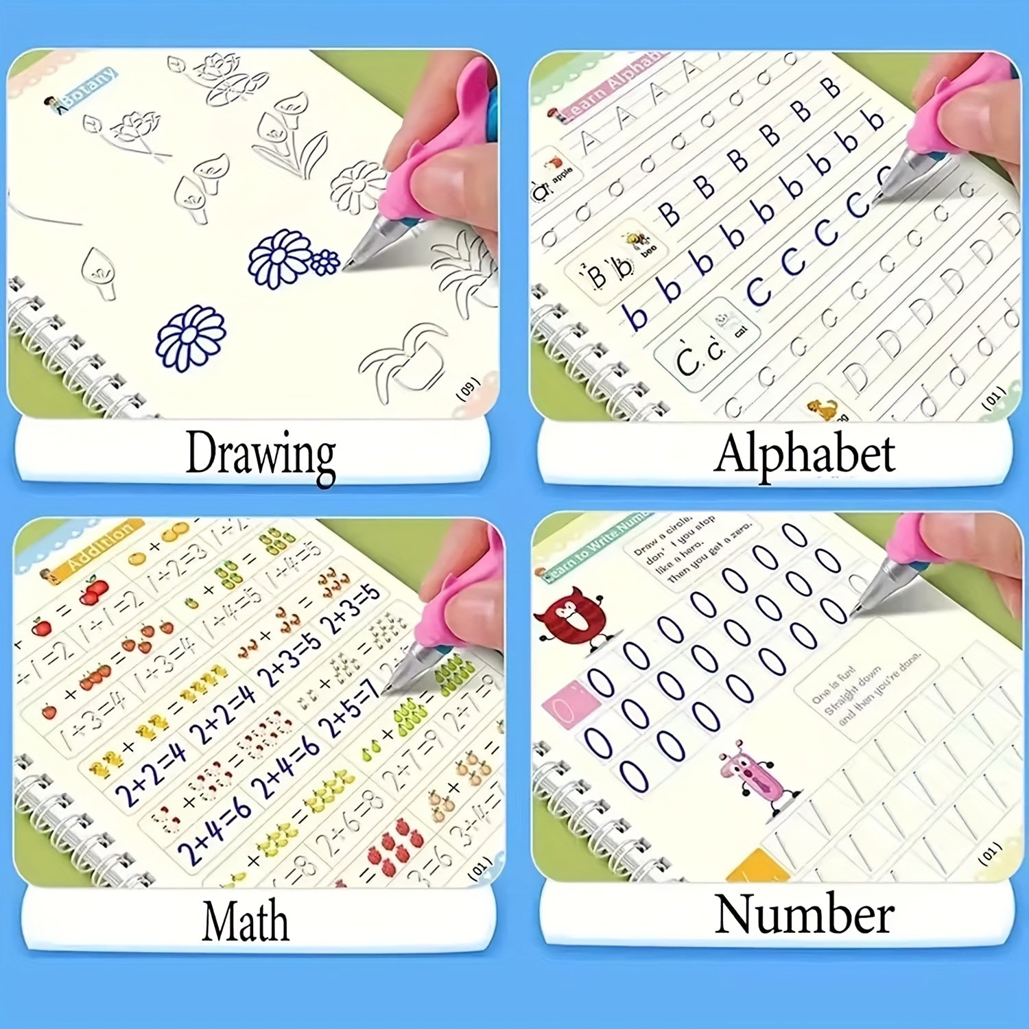 Reusable Handwriting Practice Magic Copybook - Improve Writing Skills