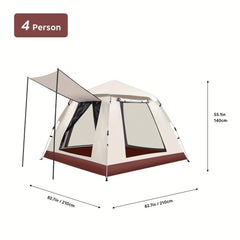 Portable Camping Tent for 4-6 People with Carry Bag