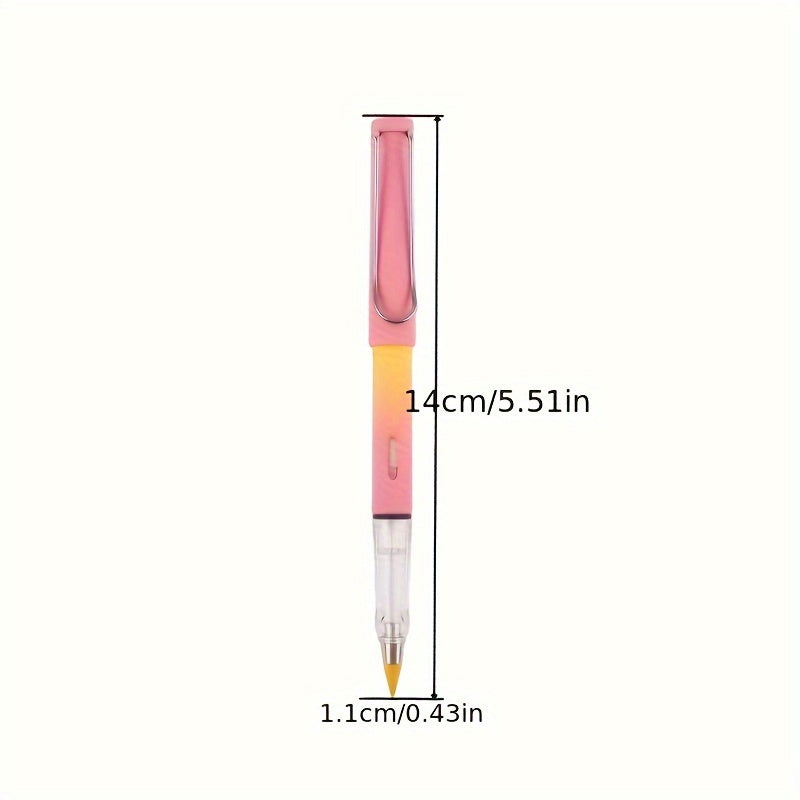 Cherry Pink Pen With 36 Tips Eternal Pencil Technology for Writing Sketching