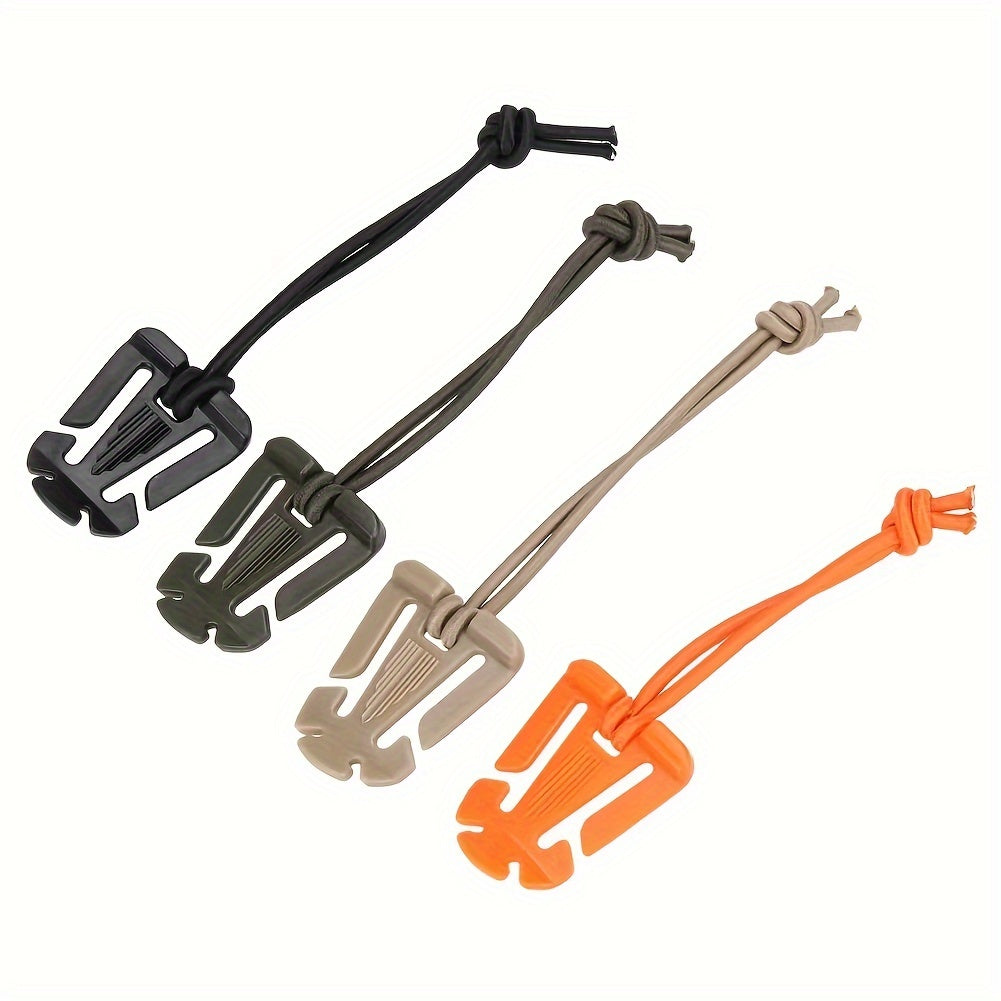 Backpack Buckle Fixed Clip with Nylon Strap for Outdoor Camping