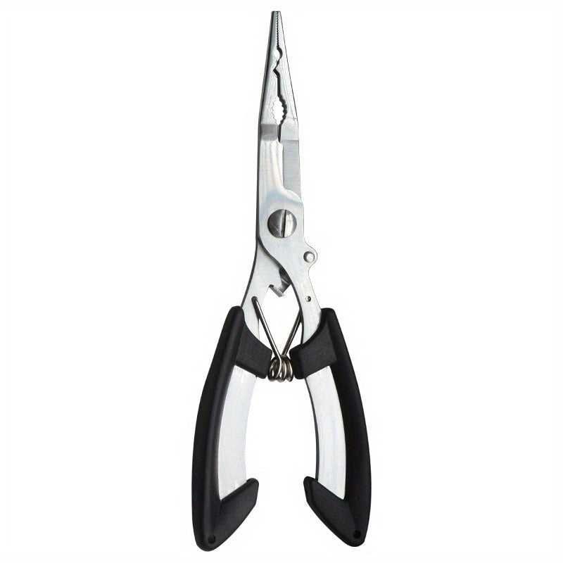 Stainless Steel Fishing Pliers: Scissors, Cutter, Hook Remover