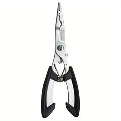 Stainless Steel Fishing Pliers: Scissors, Cutter, Hook Remover