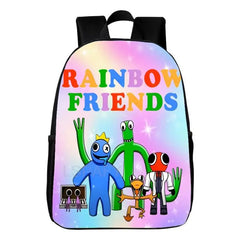 12inch Kids Rainbow Backpack Printed School Bags