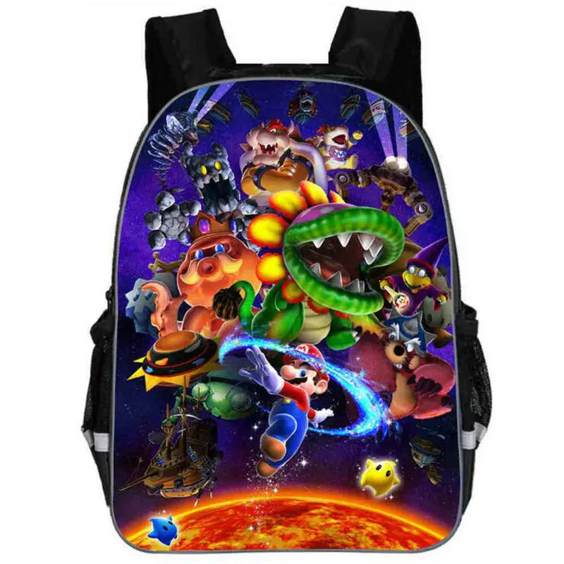 13 Inch Children Cartoon Backpack Boys Girls SchoolBag For Kindergarten