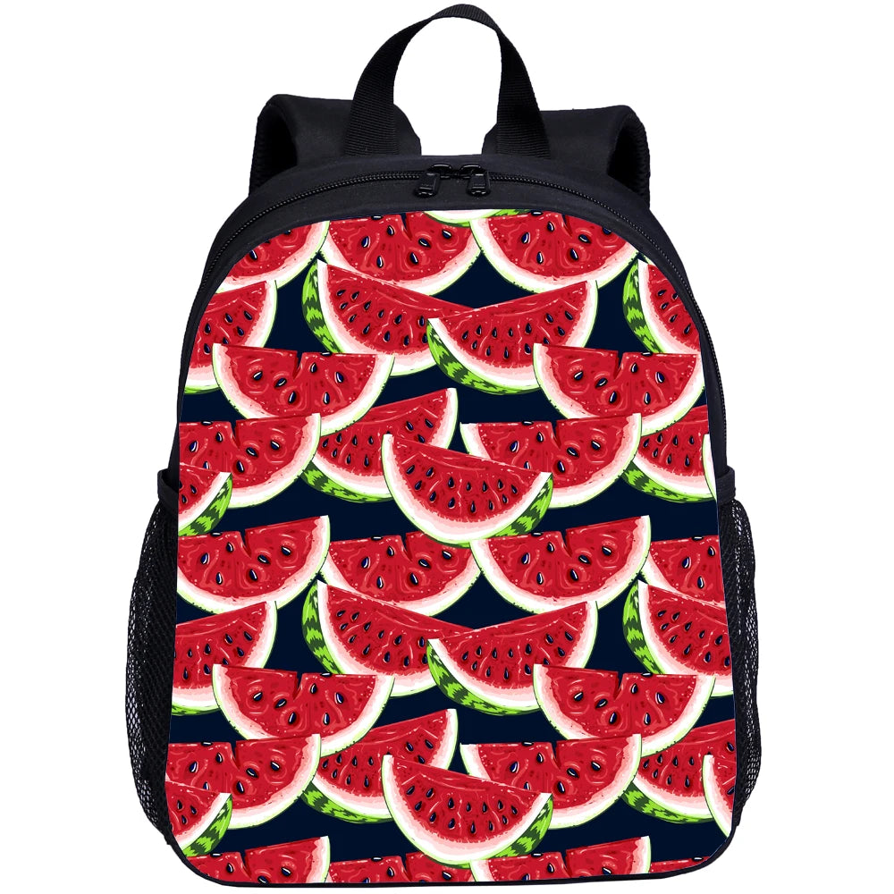 13 Inch Fruit Pumpkin Kindergarten Kids School Bag Backpack