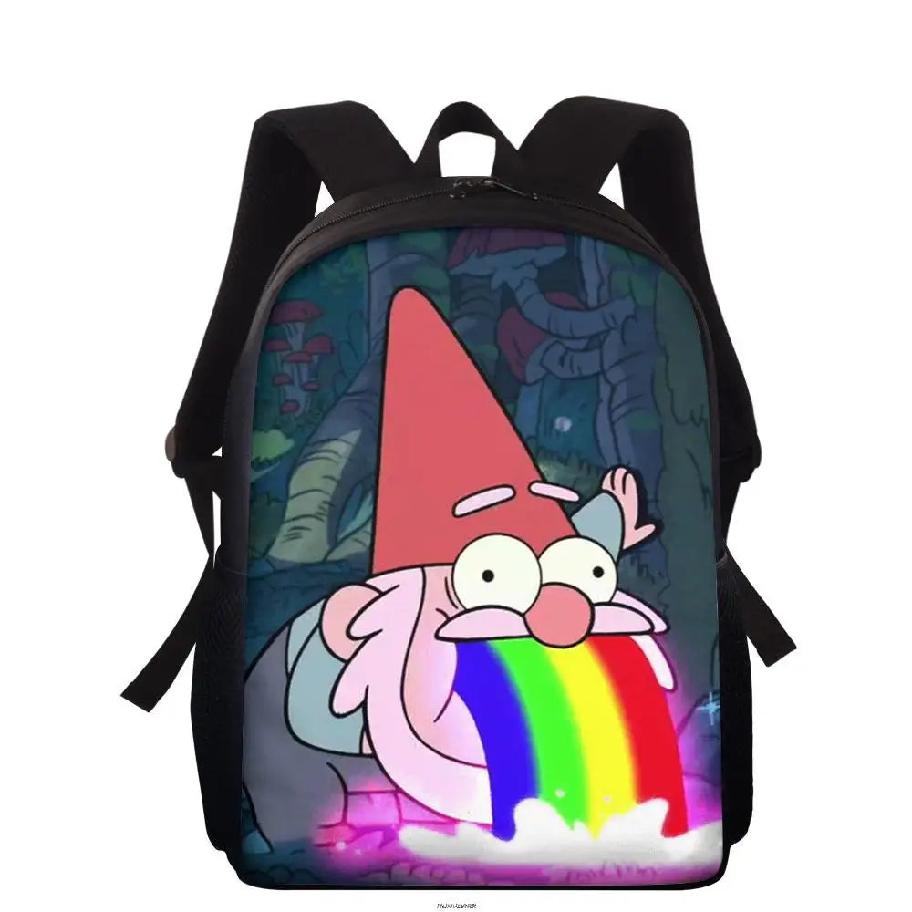 13 Inch Gravity Falls Backpack Kids Schoolbags Girls Boys Kindergarten Toddler