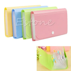 13 Pocket Accordion File Organizer A6 Mini Expandable File Folder Organizer