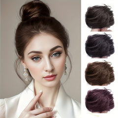 08 cm Chignon Hair Bun for Women Straight Hair