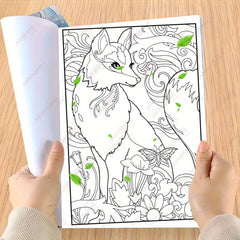 Minimalist Animal Art Coloring Book