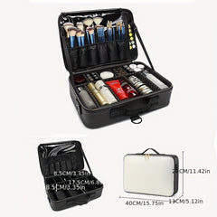 Travel Makeup Train Case Professional Cosmetic Bag Organizer Portable