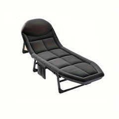 Portable Single Folding Bed with Phone Pocket