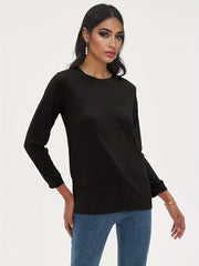 Casual Long Sleeve Sports T-shirt Women's Activewear