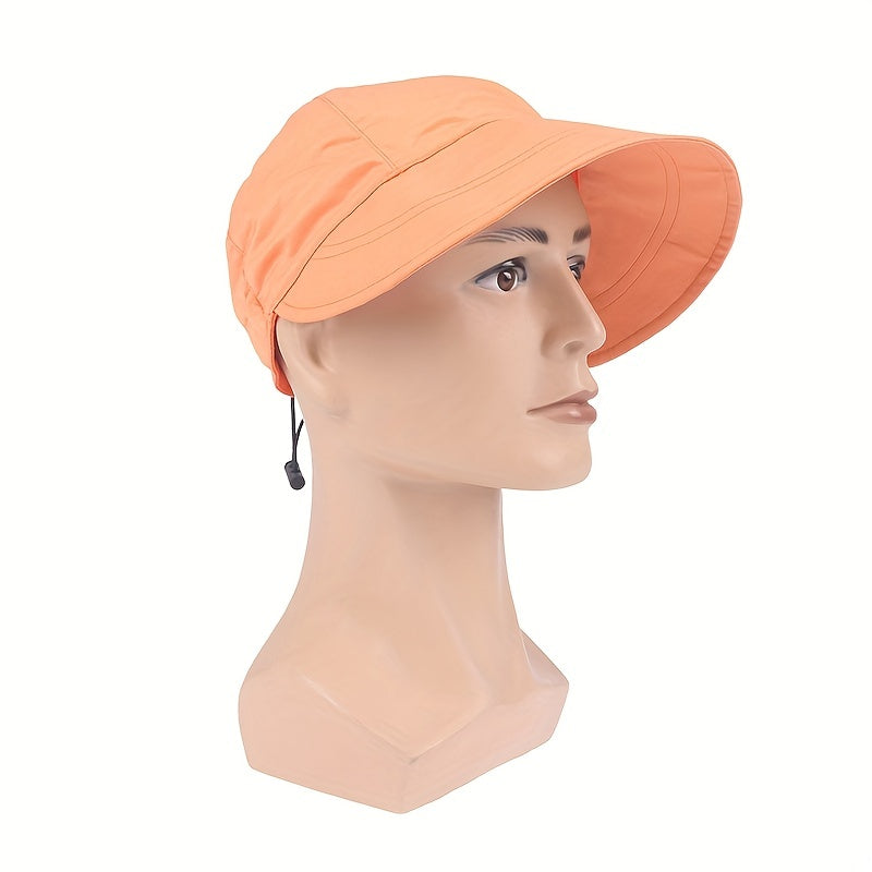 Foldable Bucket Hat Lightweight Casual Sun Hat Adjustable Cap