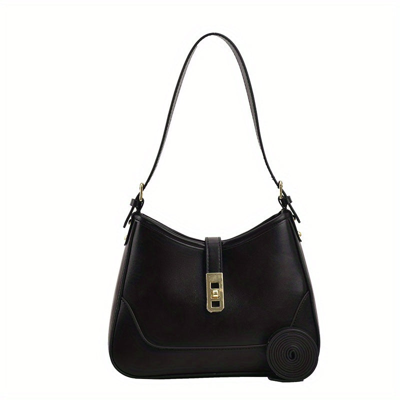 Women's Minimalist Shoulder Bag PU Leather Handbag