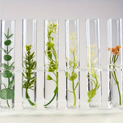 20pcs 25ml Clear Glass Test Tubes with Cork Stoppers for Scientific Experiments