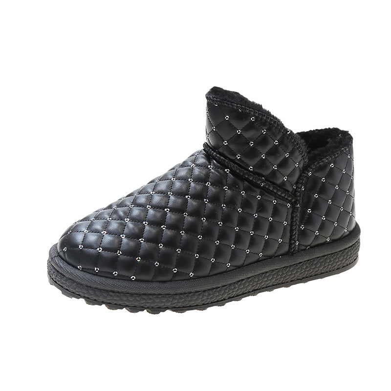 Cozy Short Boot Slip On Winter Snow Shoes Women's Footwear