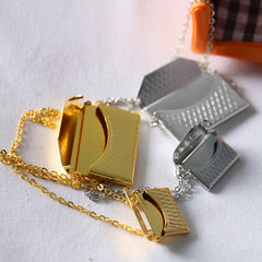 1:12 Dollhouse Mini Metal Bag Decorative Accessory BJD Doll OB11 Small Cloth