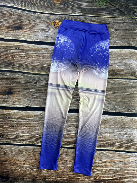 Colorful High Waist Yoga Tight Pants Fitness Leggings