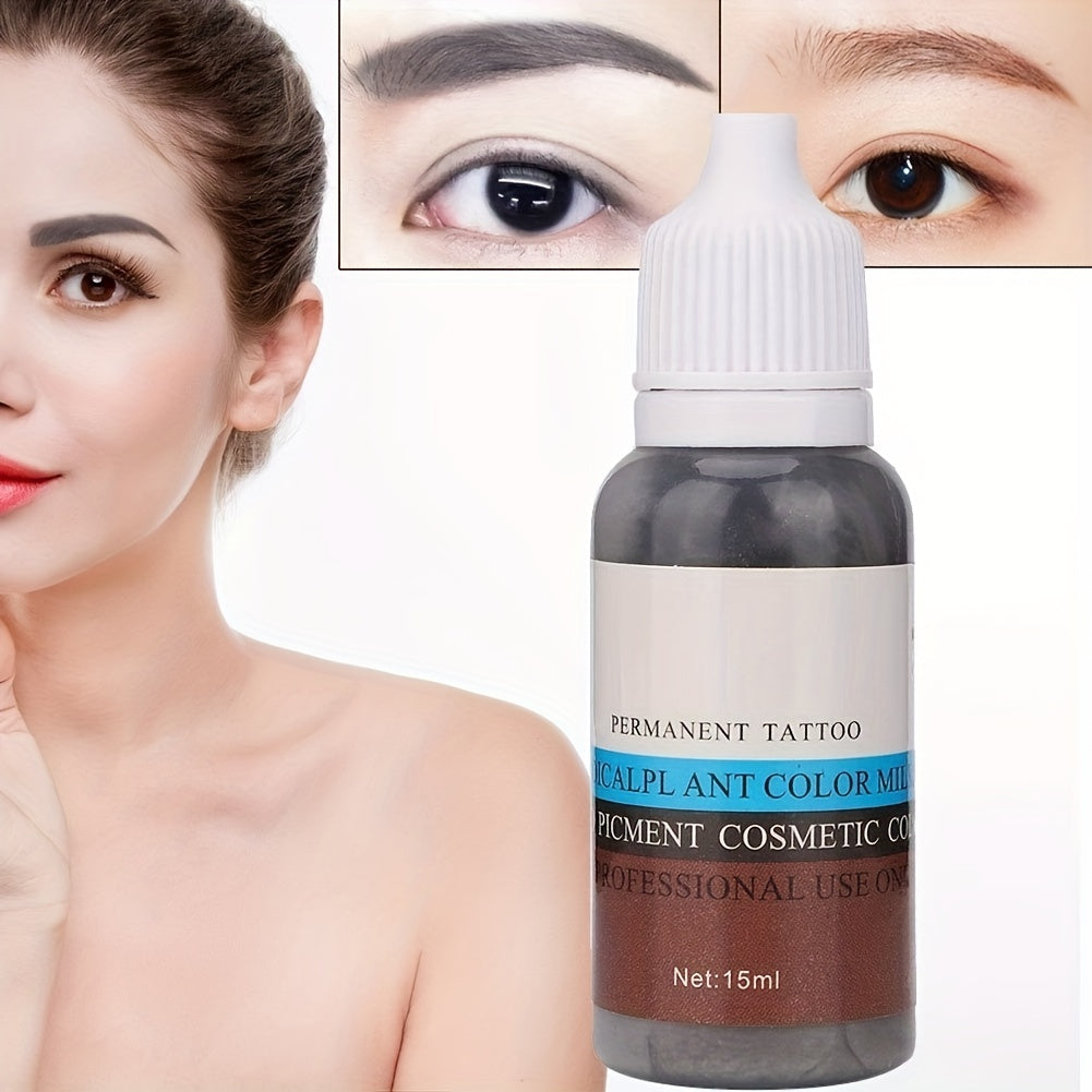 15ml Dark Pink Eyebrow Lip Eyeliner Tattoo Pigment Ink