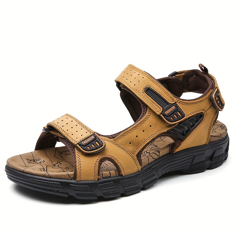 Men's Outdoor Casual Sandals with Hook and Loop Fastener