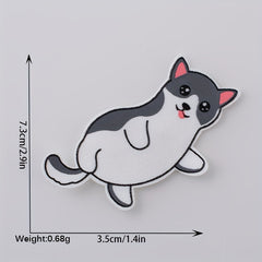 DIY Cartoon 3D Animal Cat Stickers 4pcs Set Kids Costume Decoration